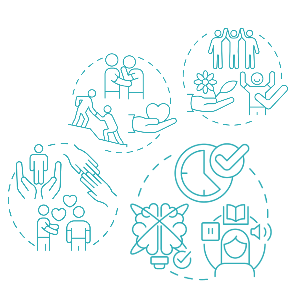 Illustration of the Head Trash healing programmes